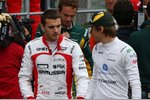 Foto zur News: Jules Bianchi (Marussia) und Charles Pic (Caterham)