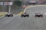 Gallerie: Drei Fahrer, eine Kurve: Pastor Maldonado (Williams), Daniel Ricciardo (Toro Rosso) und Jenson Button (McLaren)