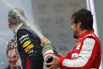 Gallerie: Fernando Alonso (Ferrari) und Mark Webber (Red Bull)