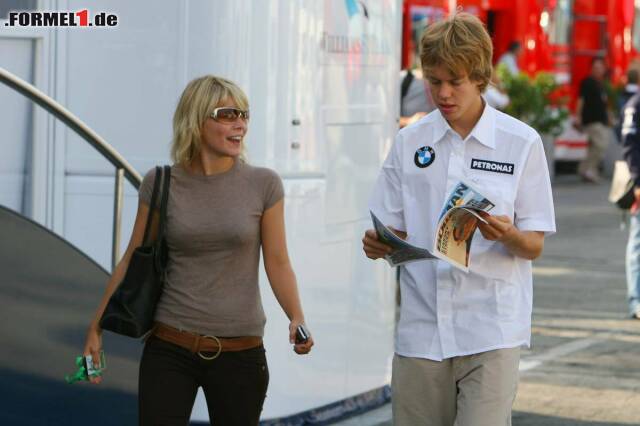 Foto zur News: Hanna Sprater und Sebastian Vettel: Die beiden sind schon seit sieben Jahren ein Paar.