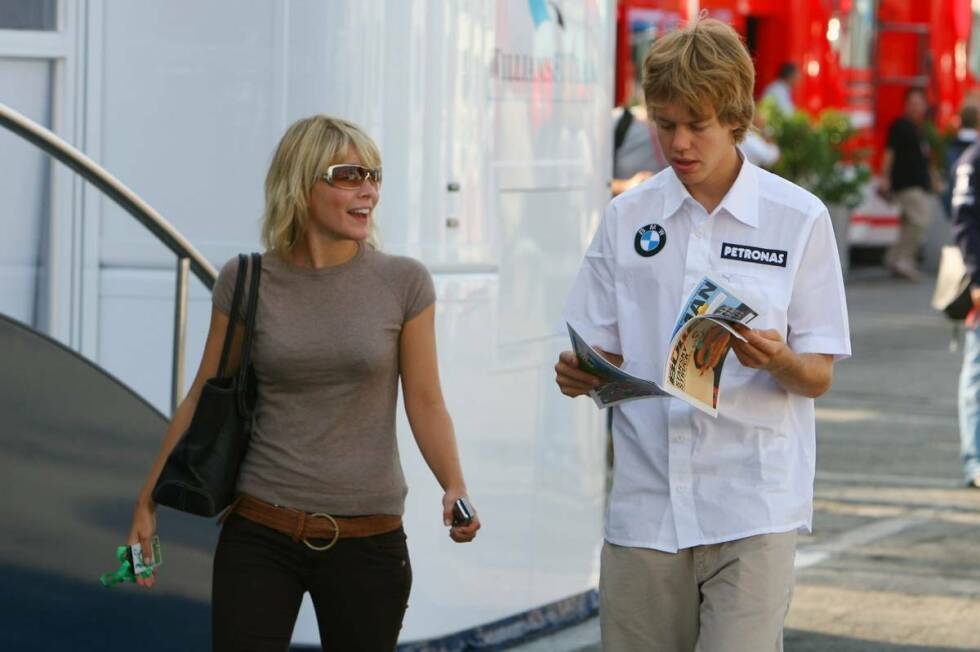Foto zur News: Hanna Sprater und Sebastian Vettel: Die beiden sind schon seit sieben Jahren ein Paar.