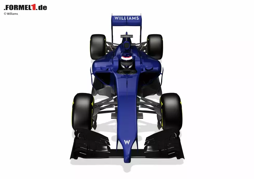 Foto zur News: Illustration des Williams-Mercedes FW36