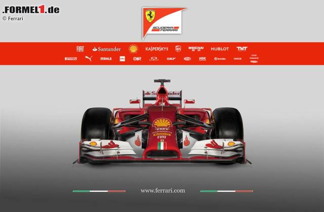 Foto zur News: Im Gegensatz zu anderen Formel-1-Autos des Jahrgangs 2014 wächst dem neuen Ferrari kein Rüssel aus der Nase