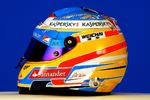 Foto zur News: Helm von Fernando Alonso (Ferrari)