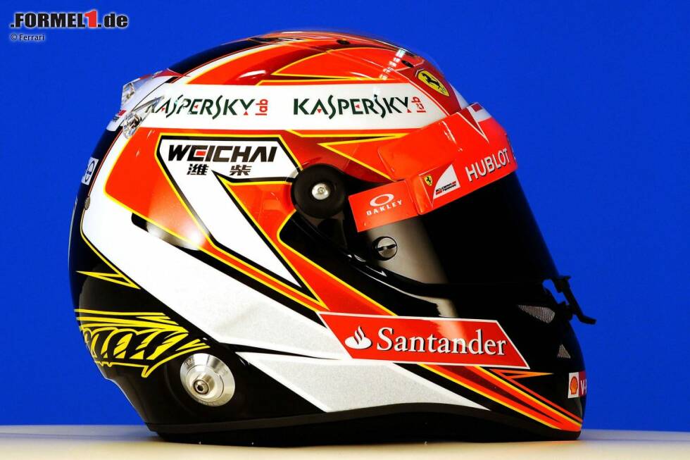 Foto zur News: Helm von Kimi Räikkönen (Ferrari)