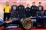 Foto zur News: Rob White (Renault), Daniil Kwjat, Franz Tost, James Key und Jean-Eric Vergne (Toro Rosso