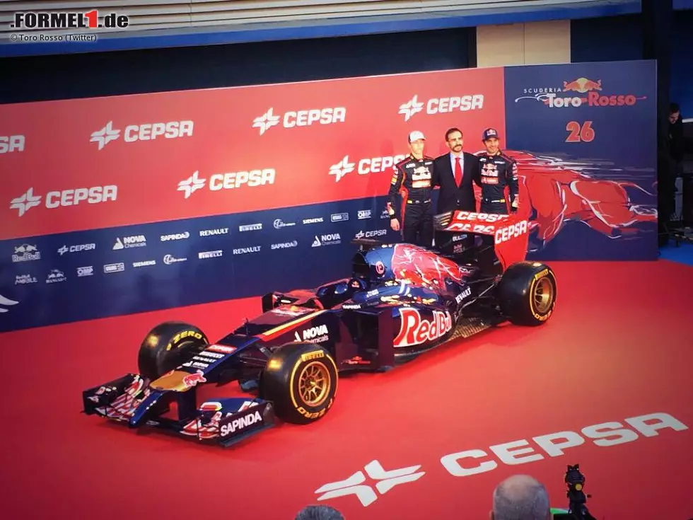 Foto zur News: Präsentation des Toro-Rosso-Renault STR9