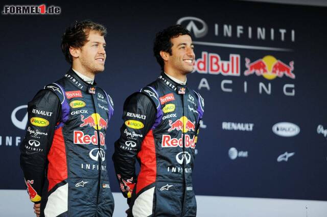 Foto zur News: Sebastian Vettel und Daniel Ricciardo wollen 2014 die Weltmeisterschaft mit Red Bull verteidigen.