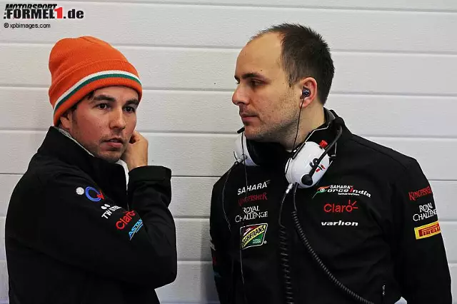 Foto zur News: Sergio Perez mit Gianpiero Lambiase