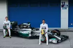 Foto zur News: Nico Rosberg (Mercedes) und Lewis Hamilton (Mercedes)