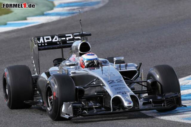 Foto zur News: Andere machten es besser: Jenson Button war heute im McLaren der schnelle Mann