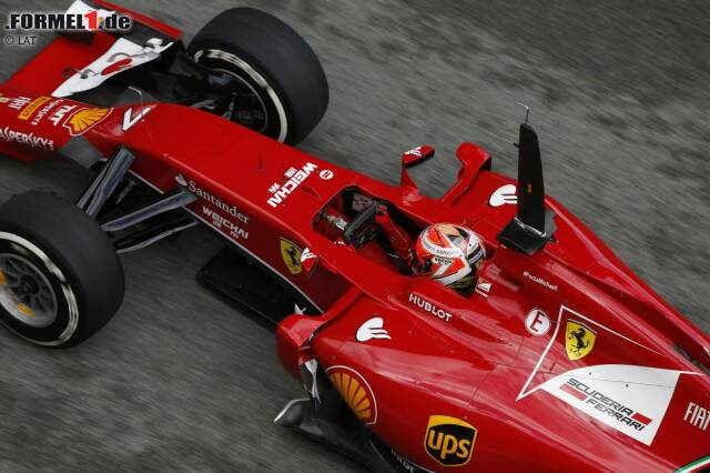 Foto zur News: Auf Rang zwei kam Vortagessieger Kimi Räikkönen im Ferrari