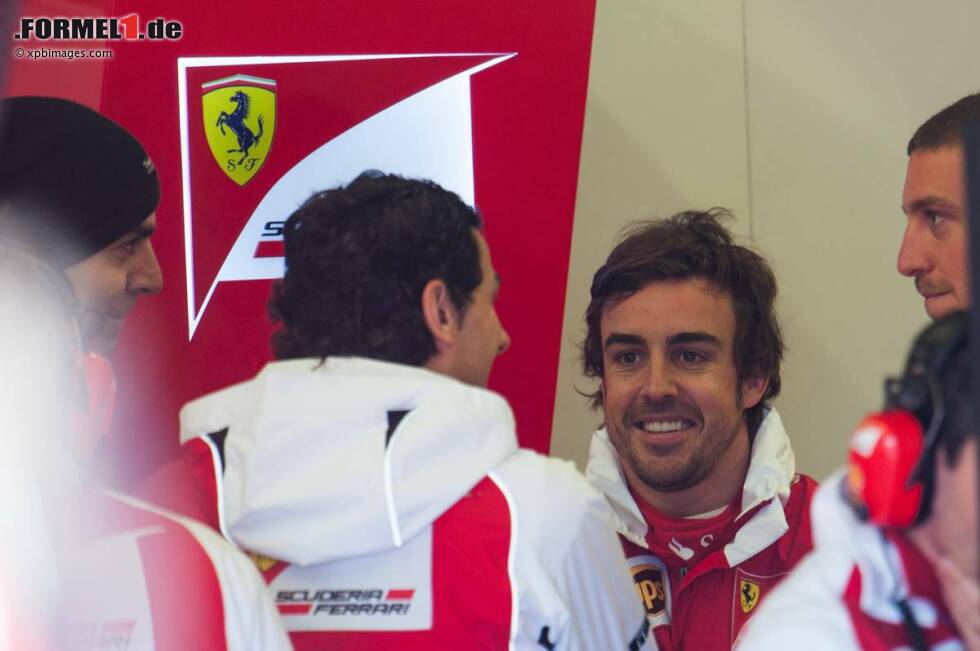 Foto zur News: Fernando Alonso (Ferrari) und Pedro de la Rosa