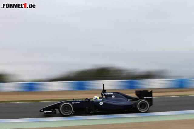 Foto zur News: Besser machte es Felipe Massa. Der Brasilianer schob sich im Williams mit 1:28.229 an die Spitze des Klassements