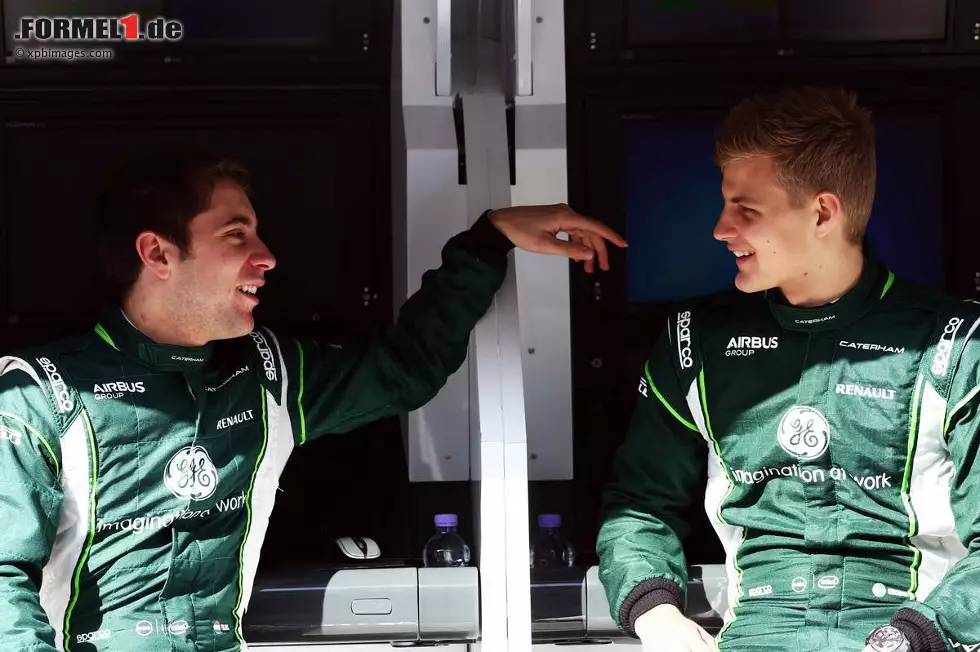 Foto zur News: Robin Frijns und Marcus Ericsson (Caterham)