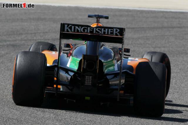 Foto zur News: Technische Probleme auch bei anderen Teams: Hülkenberg-Teamkollege Sergio Perez blieb mit dem Force India stehen.