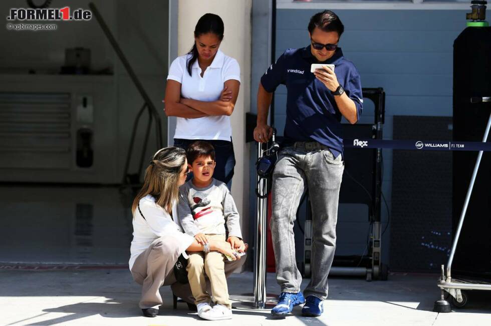 Foto zur News: Felipe Massa (Williams) mit Familie
