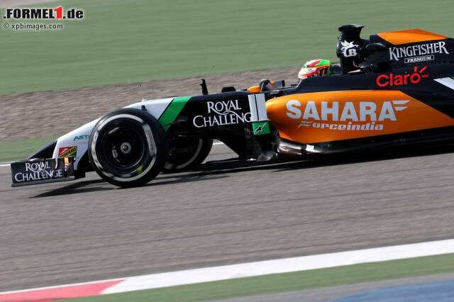 Foto zur News: Sergio Perez konnte sich alle anderen Autos erfolgreich vom Leib halten