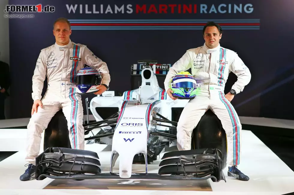 Foto zur News: Valtteri Bottas und Felipe Massa (Williams)