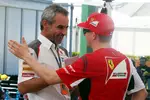 Gallerie: Beat Zehnder (Sauber) und Kimi Räikkönen (Ferrari)