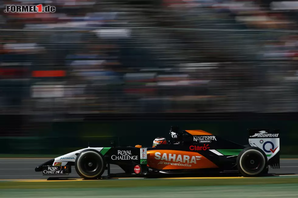 Es folgte Nico Hülkenberg, der zu Force India zurückgekehrt ist. Der Deutsche verabschiedete sich gegen Trainingsende zwar ins Kiesbett, davor fuhr er jedoch 33 Runden (+1,429 Sekunden). Foto zur News: Es folgte Nico Hülkenberg, der zu Force India zurückgekehrt ist. Der Deutsche verabschiedete sich gegen Trainingsende zwar ins Kiesbett, davor fuhr er jedoch 33 Runden (+1,429 Sekunden).