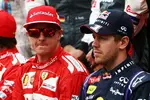 Gallerie: Sebastian Vettel (Red Bull) und Kimi Räikkönen (Ferrari)