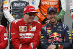 Foto zur News: Kimi Räikkönen (Ferrari) und Sebastian Vettel (Red Bull)