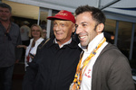 Foto zur News: Niki Lauda und Fußballer Alessandro del Piero