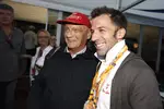 Foto zur News: Niki Lauda und Fußballer Alessandro del Piero