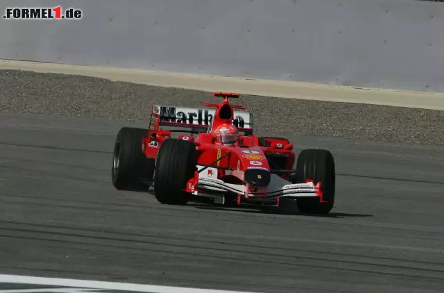 2005: Michael Schumacher verpasste seinen Vorjahreserfolg als Zweiter nur knapp - Rubens Barrichello auf P10 Foto zur News: 2005: Michael Schumacher verpasste seinen Vorjahreserfolg als Zweiter nur knapp - Rubens Barrichello auf P10