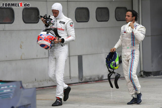 Foto zur News: Nach dem Rennen hatten sich die beiden nicht viel zu sagen, aber das dürfte sich ändern...