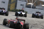 Foto zur News: Sebastian Vettel (Red Bull), Valtteri Bottas (Williams), Daniel Ricciardo (Red Bull) und Fernando Alonso (Ferrari)