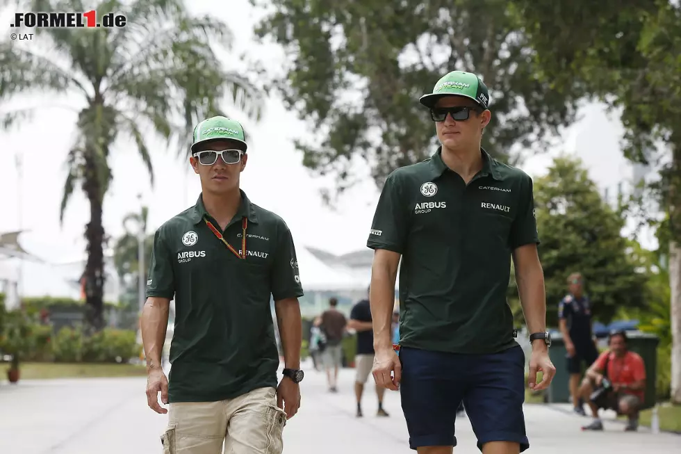 Foto zur News: Kamui Kobayashi (Caterham) und Marcus Ericsson (Caterham)