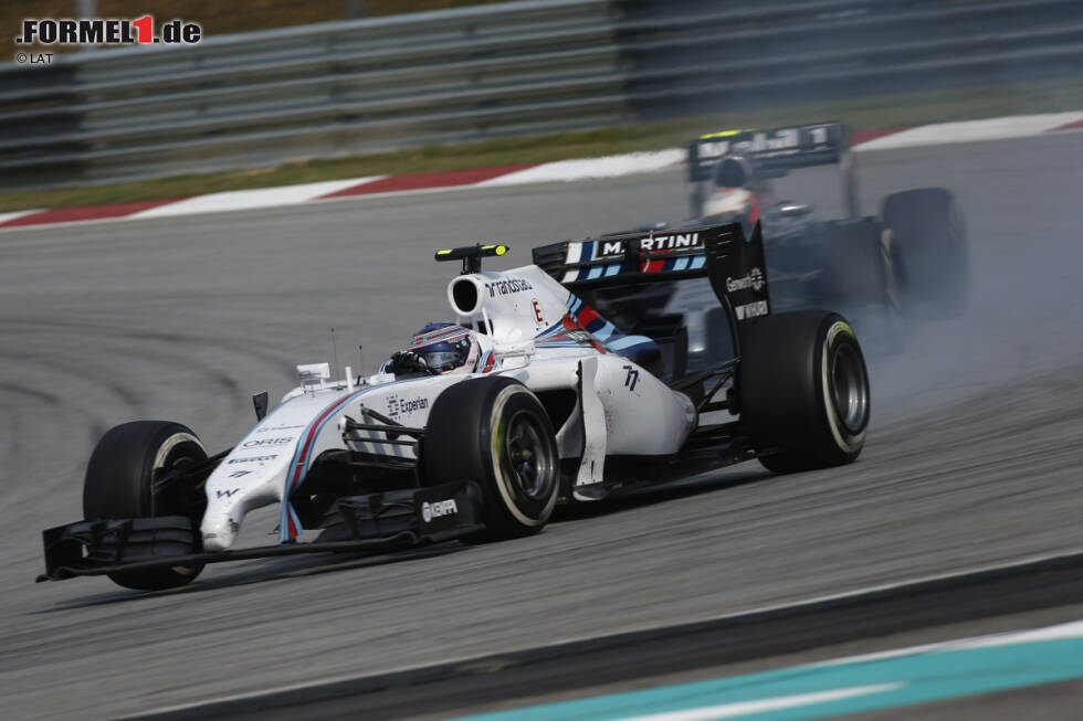Foto zur News: Valtteri Bottas (Williams) und Kevin Magnussen (McLaren)