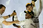 Foto zur News: Lewis Hamilton (Mercedes) und Nico Rosberg (Mercedes)