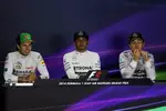 Gallerie: Sergio Perez (Force India), Lewis Hamilton (Mercedes) und Nico Rosberg (Mercedes)