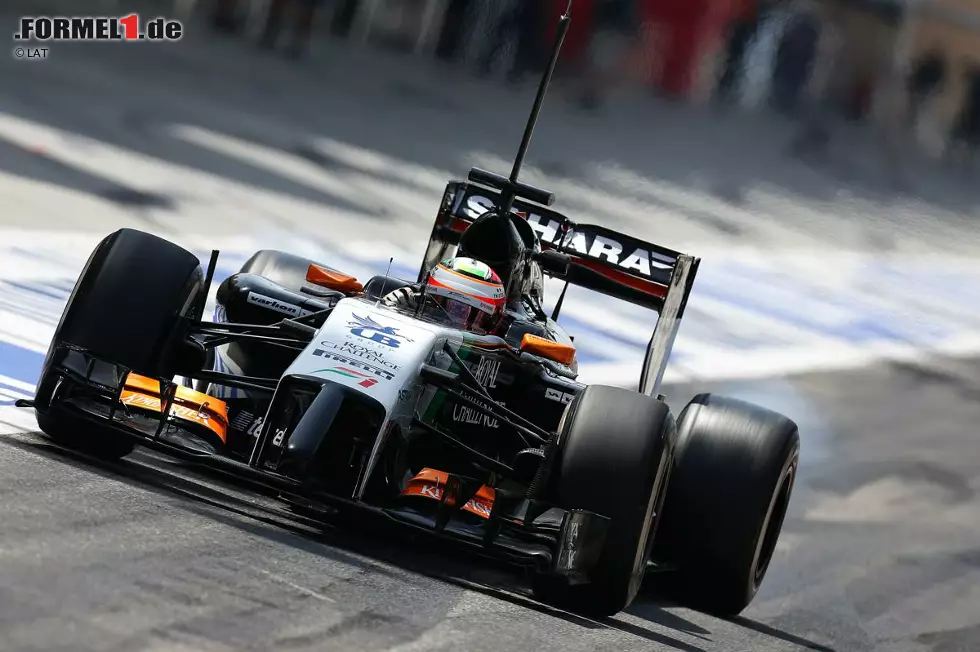 Foto zur News: Sergio Perez (Force India)