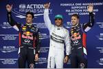 Gallerie: Daniel Ricciardo (Red Bull), Lewis Hamilton (Mercedes) und Sebastian Vettel (Red Bull)