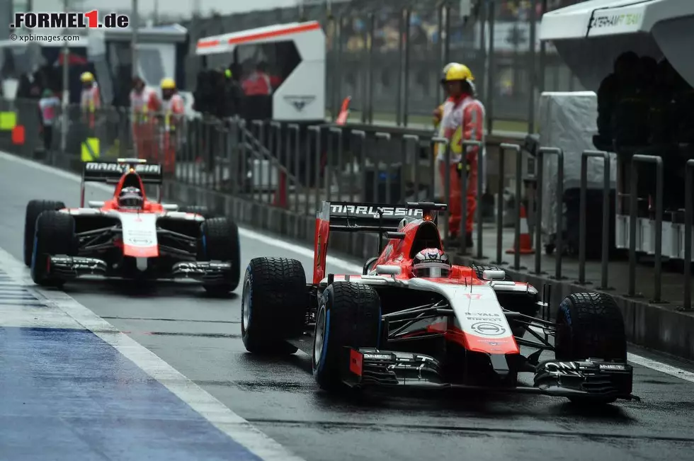 Foto zur News: Jules Bianchi (Marussia) und Max Chilton (Marussia)