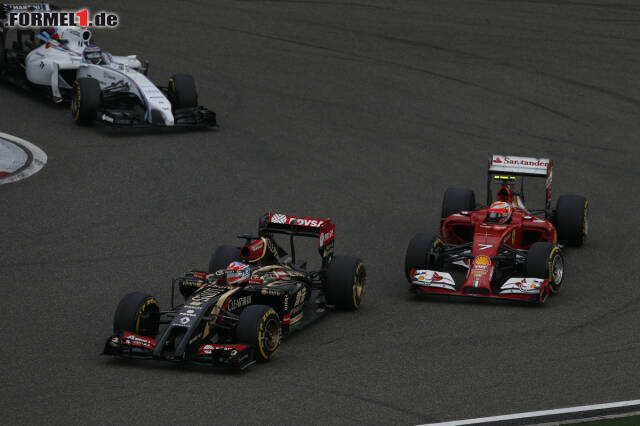 Foto zur News: Kimi Räikkönen hatte im Rennen seine liebe Mühe - auch gegen die Autos seines ehemaligen Arbeitgebers. Am Ende wurde er Achter.