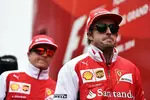 Gallerie: Fernando Alonso (Ferrari) und Kimi Räikkönen (Ferrari)