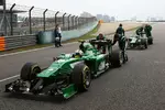 Foto zur News: Marcus Ericsson (Caterham) und Kamui Kobayashi (Caterham)