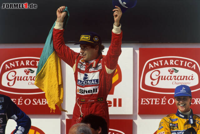 Foto zur News: Die Nummer drei der ewigen Bestenliste ist Ayrton Senna.