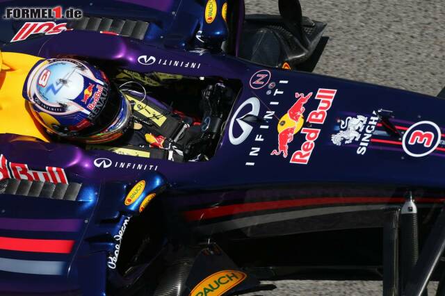 Foto zur News: Daniel Ricciardo war heute gefordert, er musste mehrheitlich die Setup- und Testarbeit verrichten, denn sein Teamkollege stand fast ausschließlich an der Box.