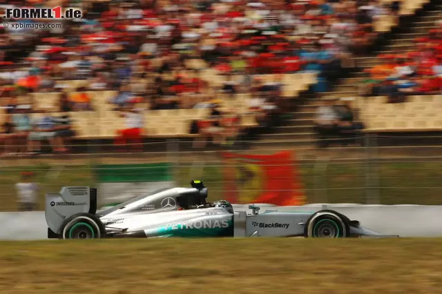 Nico Rosberg hatte am Ende nur 0,168 Sekunden Rückstand auf den Teamkollegen. Foto zur News: Nico Rosberg hatte am Ende nur 0,168 Sekunden Rückstand auf den Teamkollegen.