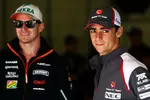 Foto zur News: Esteban Gutierrez (Sauber) und Nico Rosberg (Mercedes)