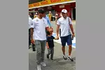 Foto zur News: Lewis Hamilton (Mercedes) und Felipe Massa (Williams)