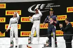 Gallerie: Lewis Hamilton (Mercedes), Nico Rosberg (Mercedes) und Daniel Ricciardo (Red Bull)