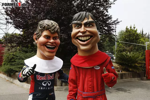 Sebastian Vettel und Fernando Alonso sind als mehrmalige Weltmeister natürlich begehrt. Foto zur News: Sebastian Vettel und Fernando Alonso sind als mehrmalige Weltmeister natürlich begehrt.