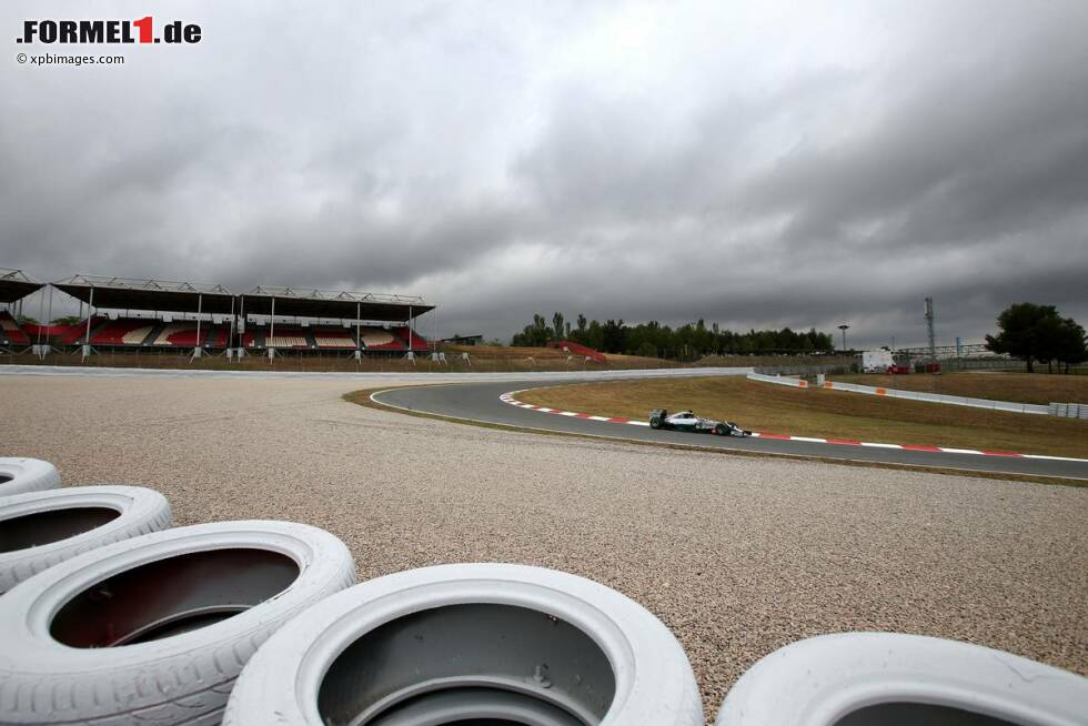 Foto zur News: Lewis Hamilton (Mercedes)  bei den Testfahrten in Barcelona